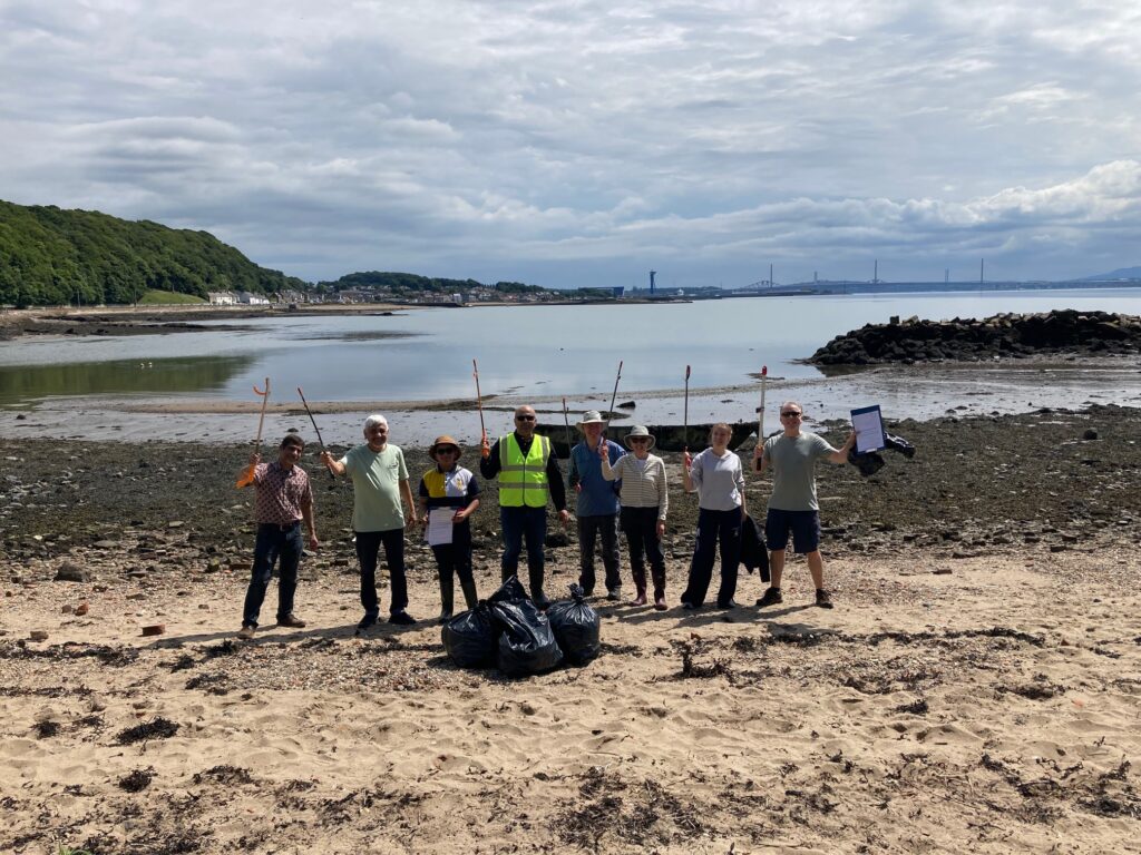 Great British Beach Clean 2024 Charlestown and Limekilns