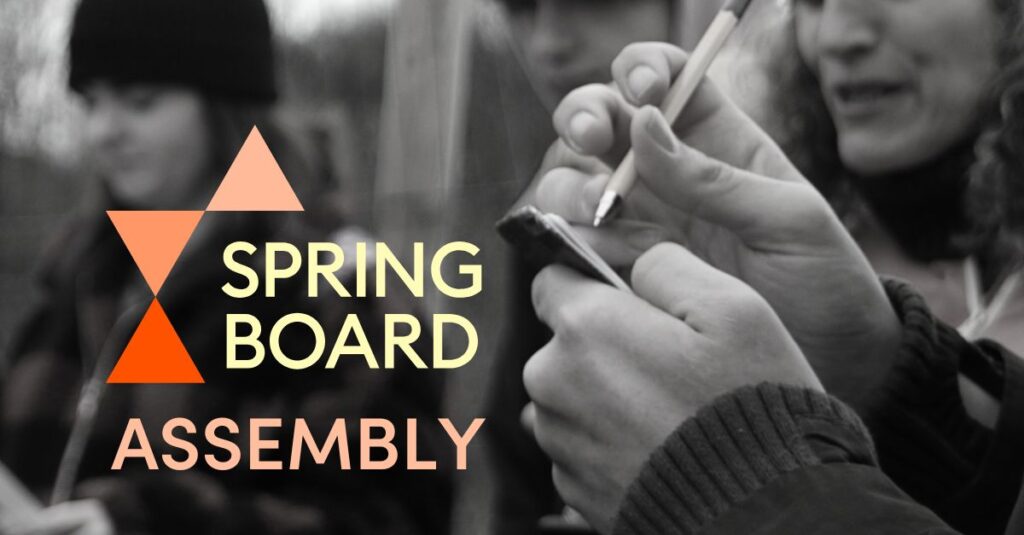 SPRINGBOARD : Assembly for Creative Climate Action – Fife Watch Party