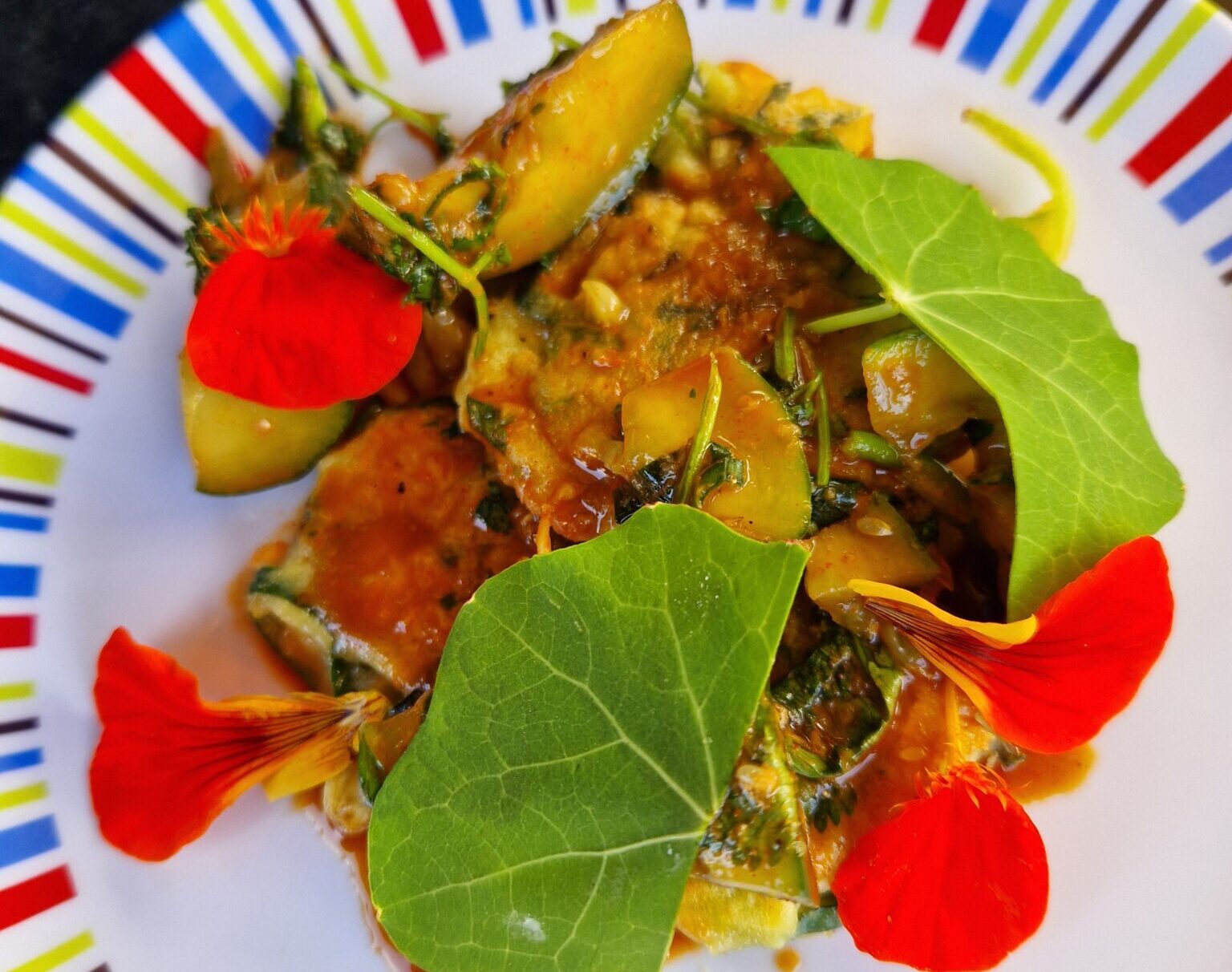 Recipe: Smashed gochujang cucumber salad