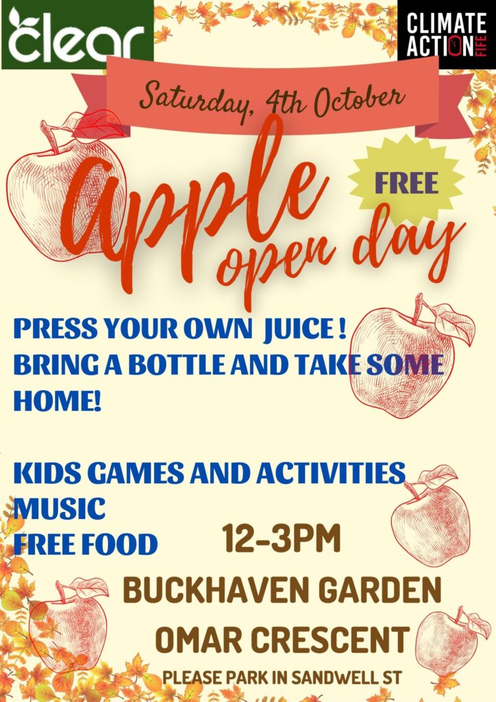 CLEAR Buckhaven Apple Open Day